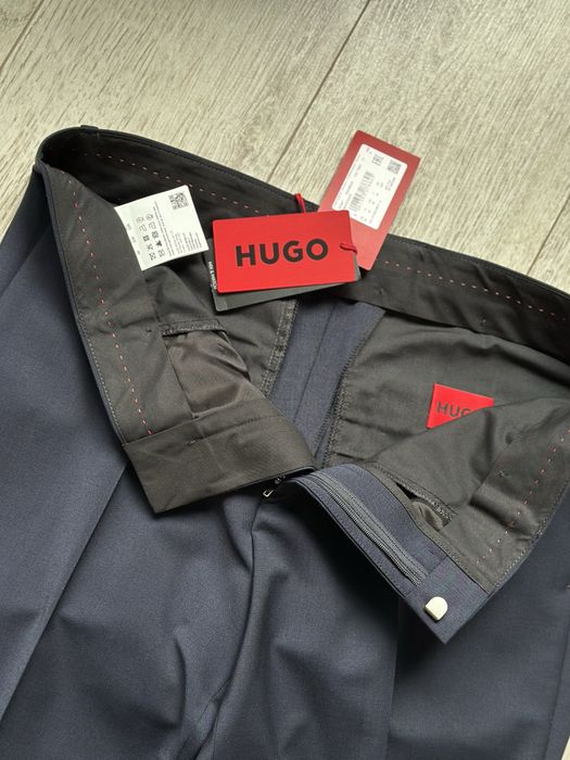 Hugo Boss GetlinM204X брюки чоловічі оригінал вовна slim fit M (48)