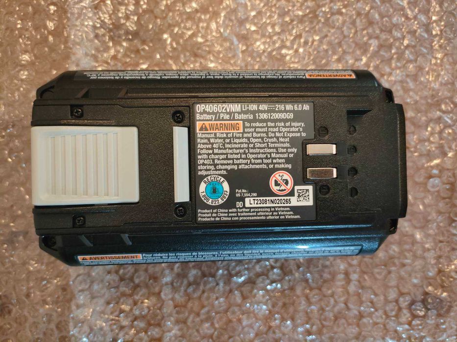 Nowa oryginalna bateria Ryobi 36/40V OP40605VNM z USA