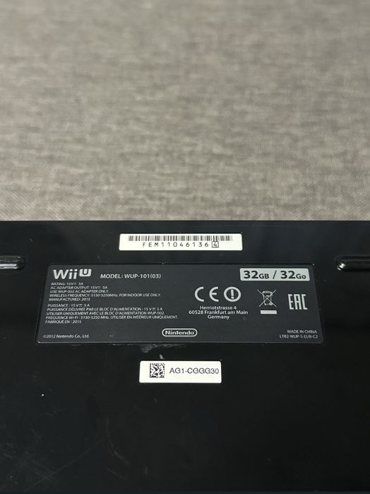 Приставка консоль Nintendo WII U 32Gb в доброму стані, без зарядки