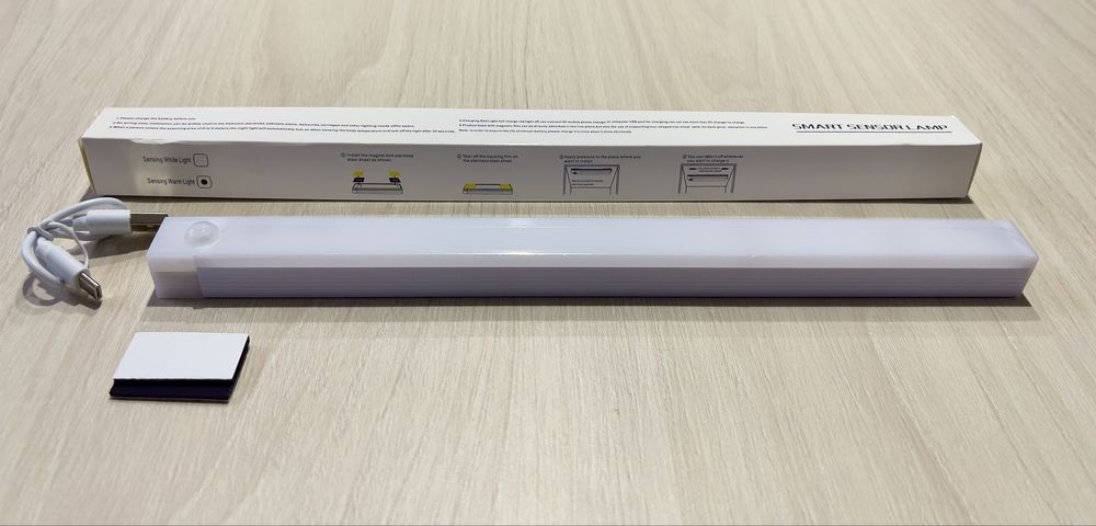 LED лампа 30см з датчиком руху