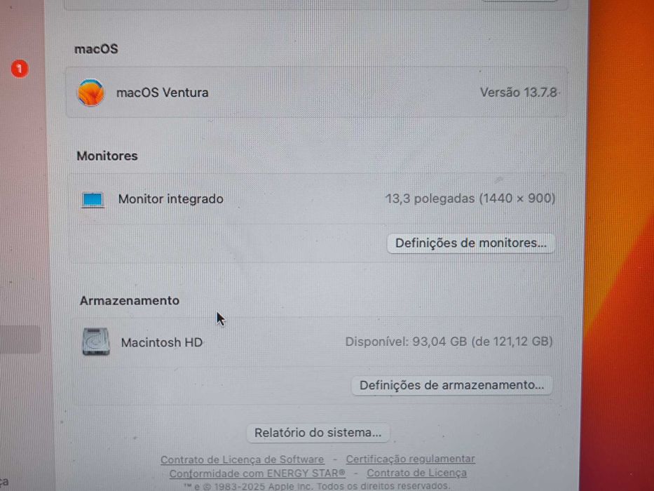 Apple Macbook AIR 13 i5 ssd 128GB