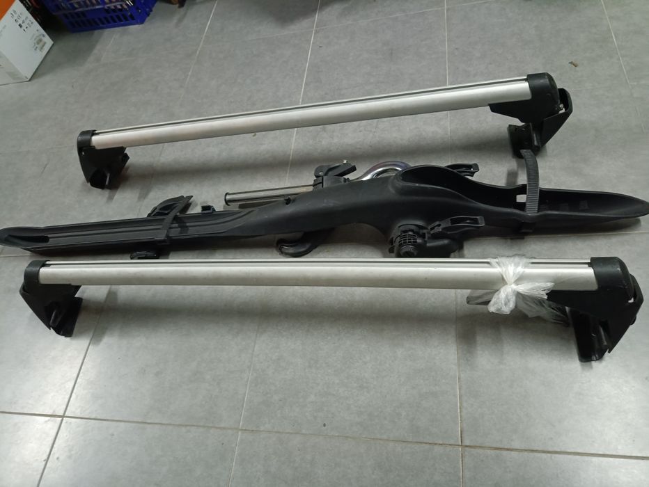 (AUDi) Barras de tejadilho + suporte para bicicleta