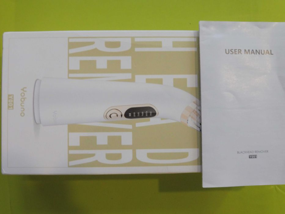 Вакуумный аккумуляторный очиститель пор лица и тела!