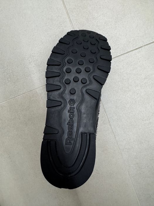 reebok x maison margiela project 0 classic leather memory of black
