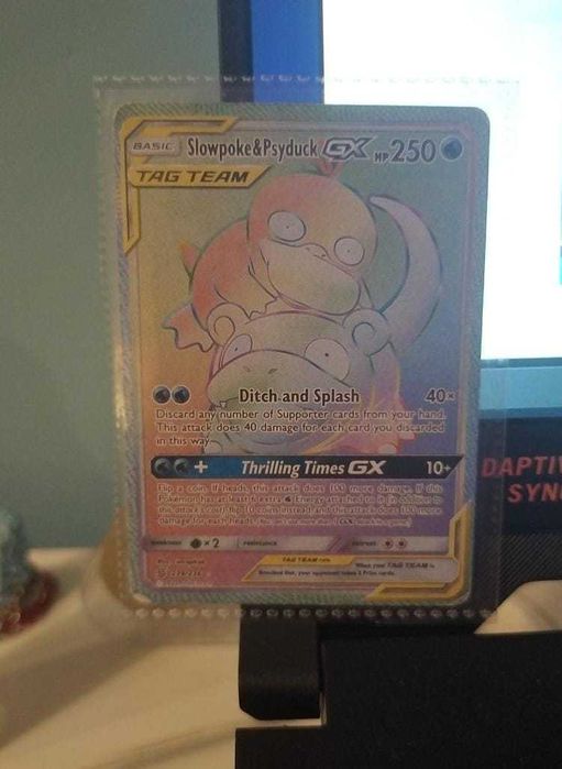 Slowpoke & Psyduck GX super raro