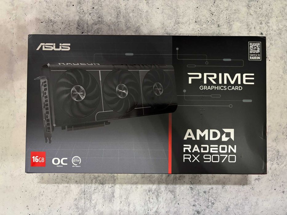 ASUS Prime Radeon RX 9070 EVO OC Edition 16GB - NOWA