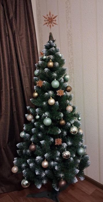 Ялинка штучна ПВХ КАРПАТСЬКА СНІЖНА# Ель, Елка, Ёлка искусственная.