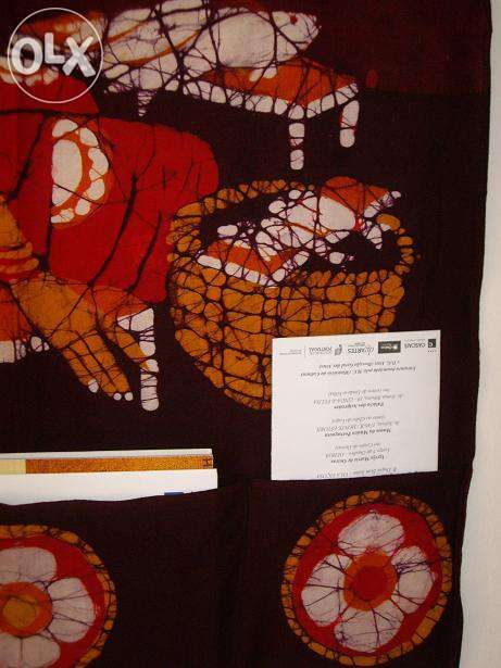 Batik Indiano sobre algodão