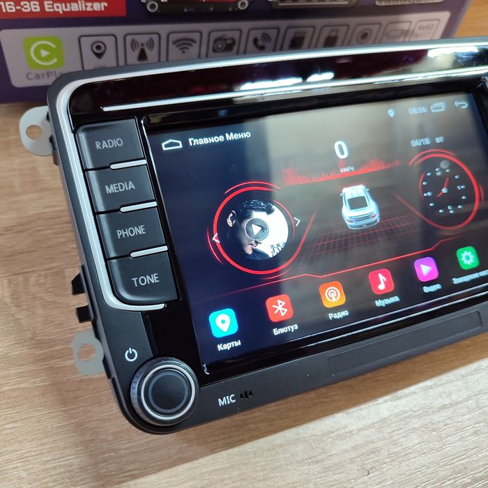 Штатна магнітола 2/32 Volkswagen VW Passat Golf Jetta Caddy Touran CarPlay Android GPS WiFi
