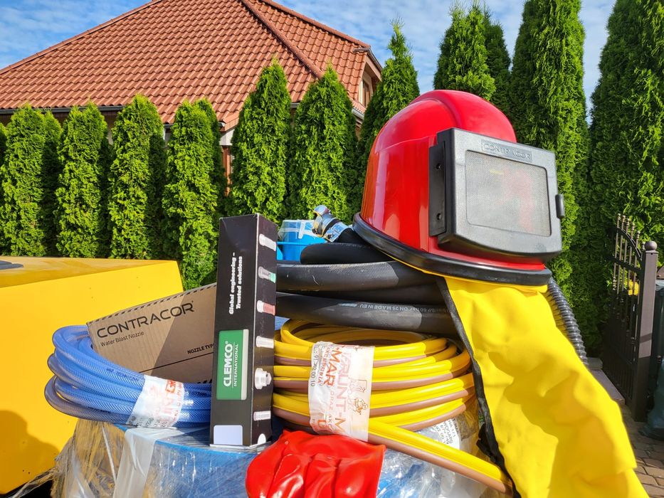 Komplet kompresor 5m/M + piaskarka 200 L nowa dostawa szkolenie gratis