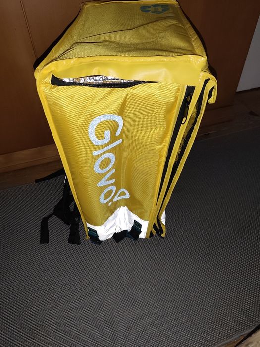 Mochila Glovo XXL impermeável expansível