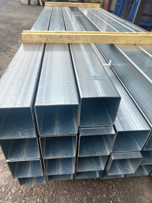 Słupek, profil , rura   ocynk 80x80x2, 100x100x2   100x100x3