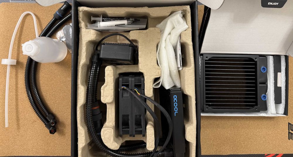 Alphacool Eisbaer LT 120 + ST30 v.2 140mm Full Copper + QDC, комплект