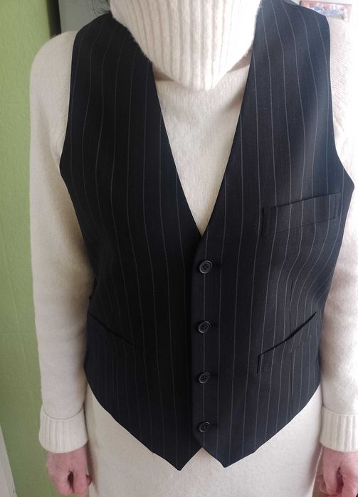 (M/L) Ekskluzywna kamizelka Garniturowa z Madrytu