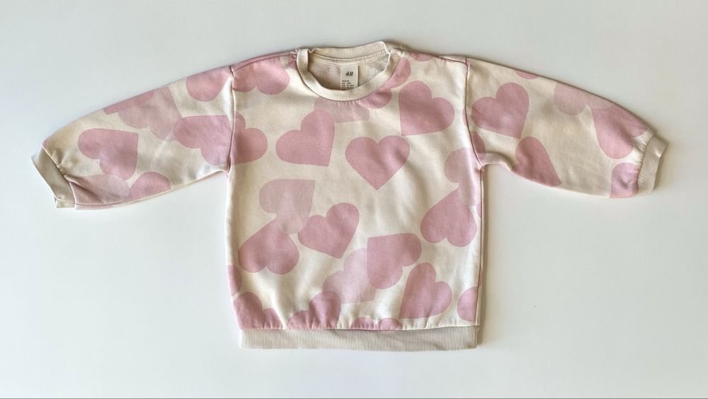 Bluza w serca h&m 86
