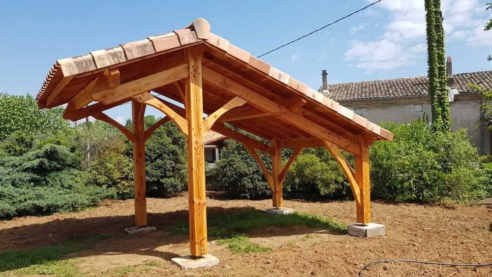 Carport, wiaty garażowe, drewniane, samochodowe, altany, zadaszenia.