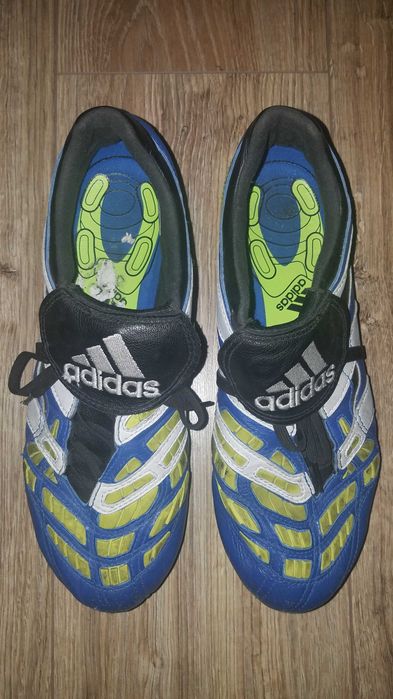 Buty ADIDAS PREDATOR Accelerator FG FR43 27.5cm kultowe lanki korki professionalne Skóra* kangurza