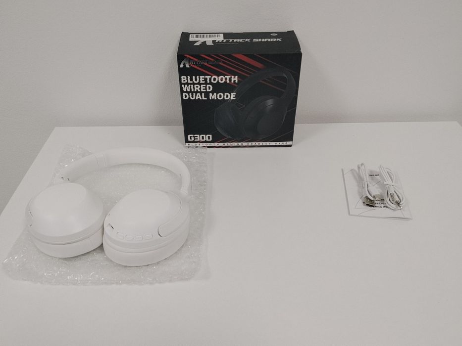 Słuchawki Gamingowe Attack Shark G300 | Bluetooth + Wired | NOWE