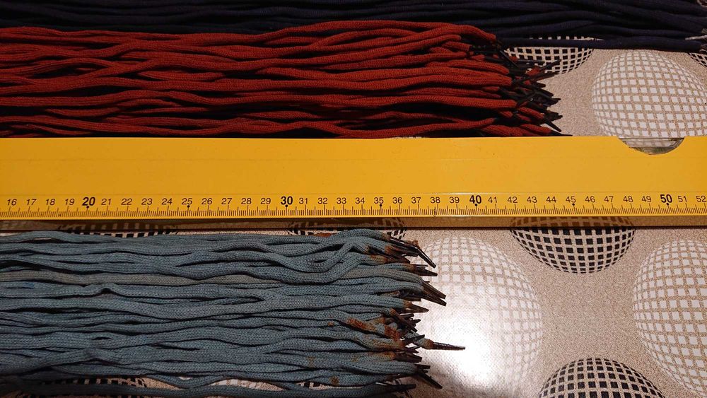 Шнурівки взуттєві Натуральні Бавовна Шнурки обувные разноцветн Хлопок