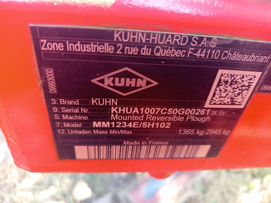 Pług KUHN Multi -Master