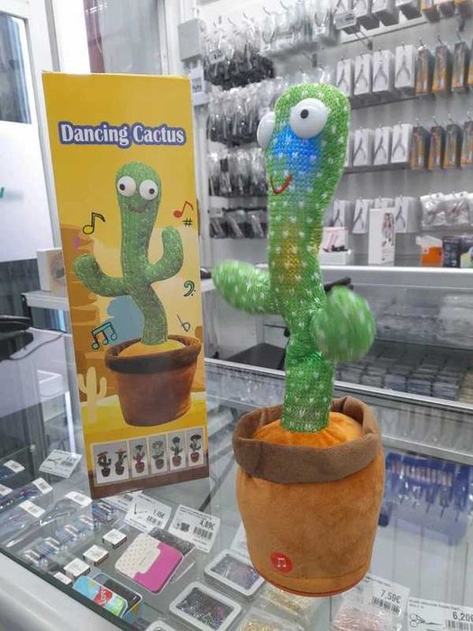 Brinquedo Cacto que Dança e Canta
