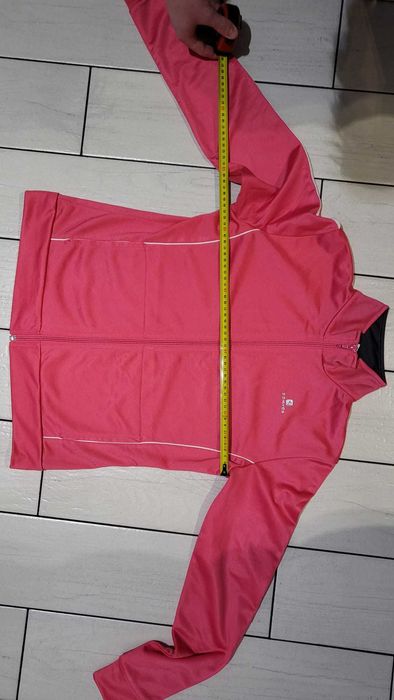 Bluza DOMYOS zapinana różowa