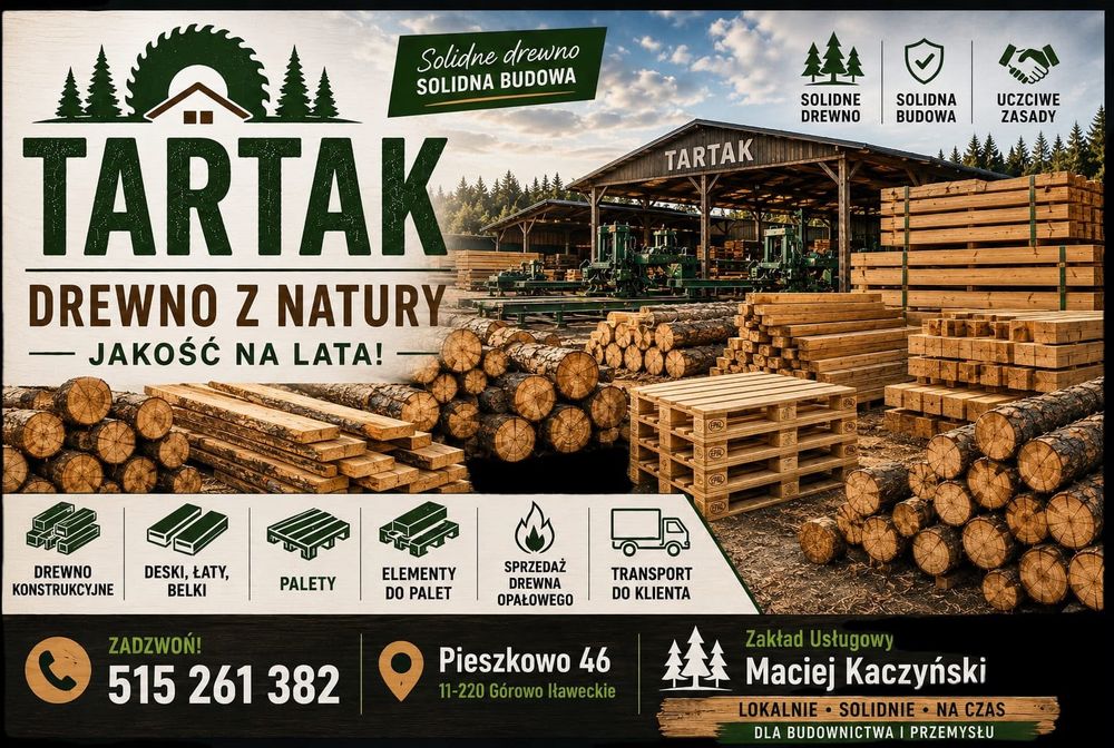 Deska nieobrzynana