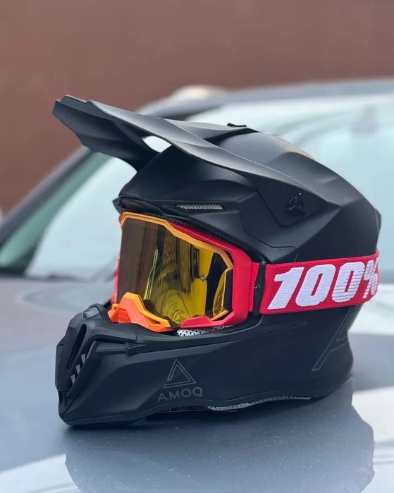 Шлем кроссовый на ендуро, скутер, мотошлем, шлем на крос, мотошолом