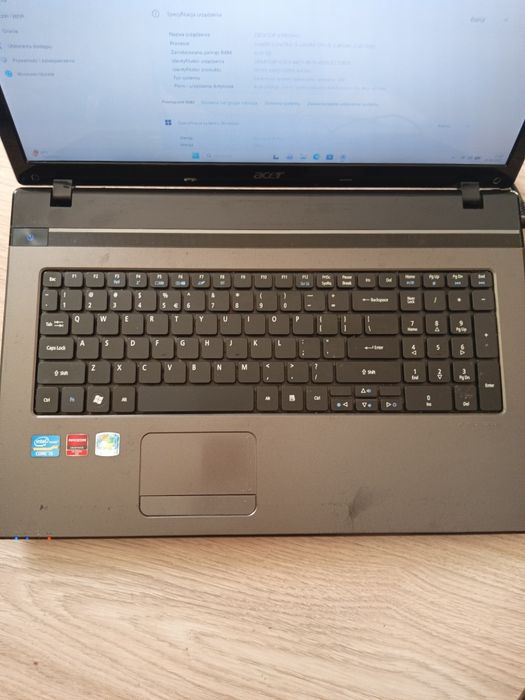Sprzedam laptopa Acer aspire 7750