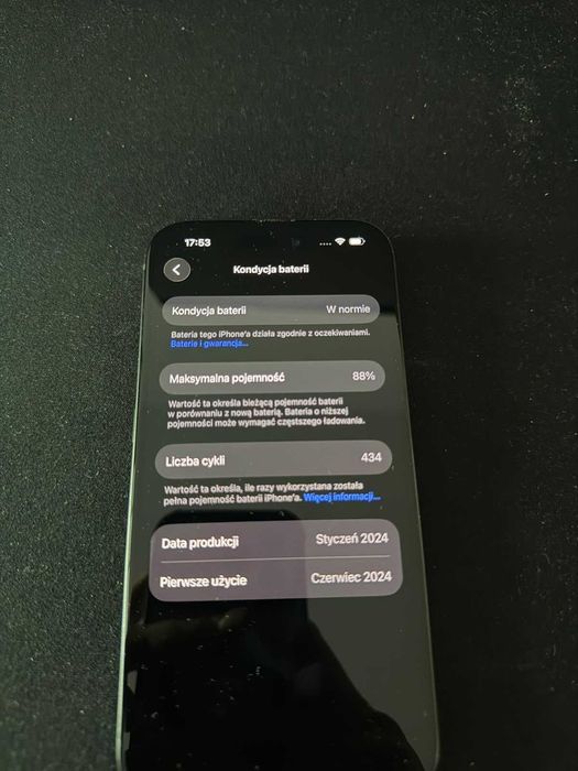 IPhone 15 | 128 GB | 88% kondycji baterii