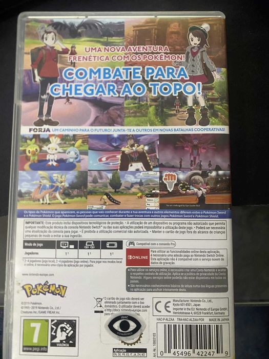 Jogo Pokemon Sword Nitnendo Switch