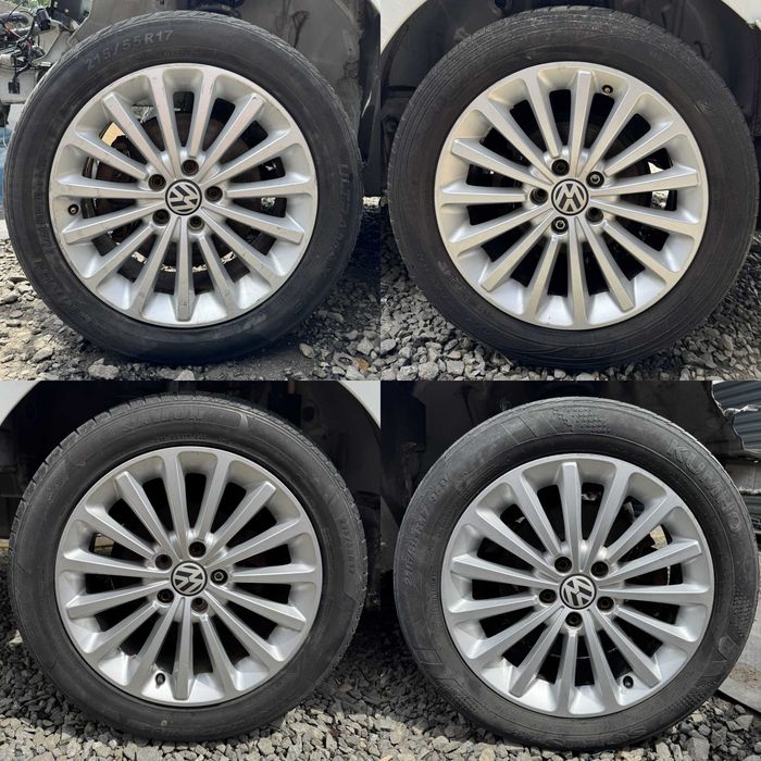 Диски колеса з гумою R17 5x112 Volkswagen Skoda 7J ET43 фольцваген шкода KNOXVILLE
