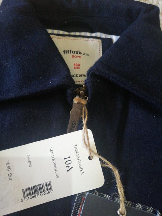 Casaco canadiana t7/8 anos