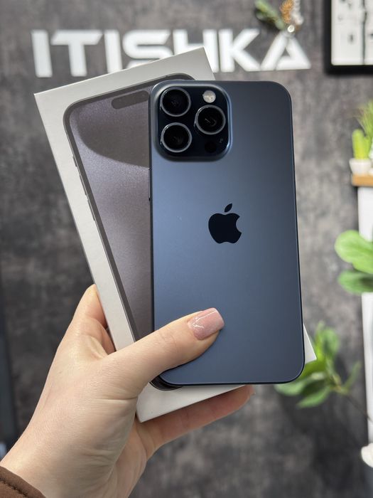 iPhone 15 Pro Max • Blue Titanium • 256GB • 90%Акб • Оплата частинами