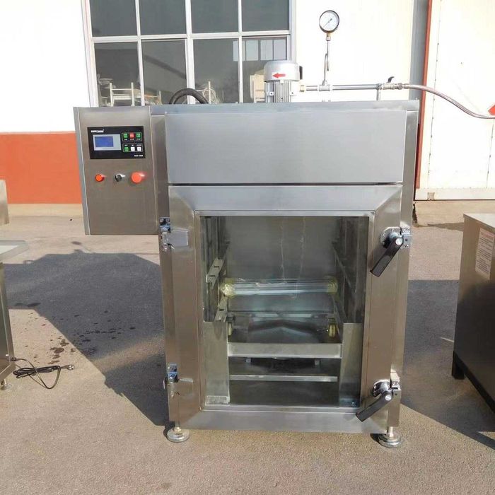 Промислова коптильня холодне / гаряче копчення м'яса, риби, птиці