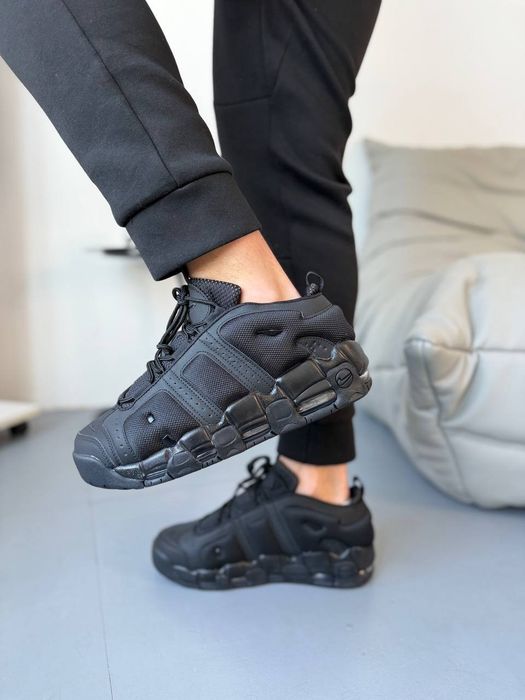 36-45 Nike Air More Uptempo Low Black