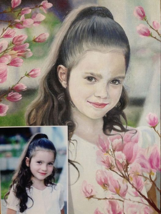 Зразок. Портрет по фотографії.