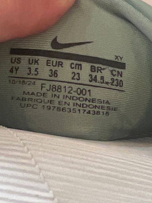 Підліткові шльопанці Nike kawa slide (gs/ps) (FJ8812-001)