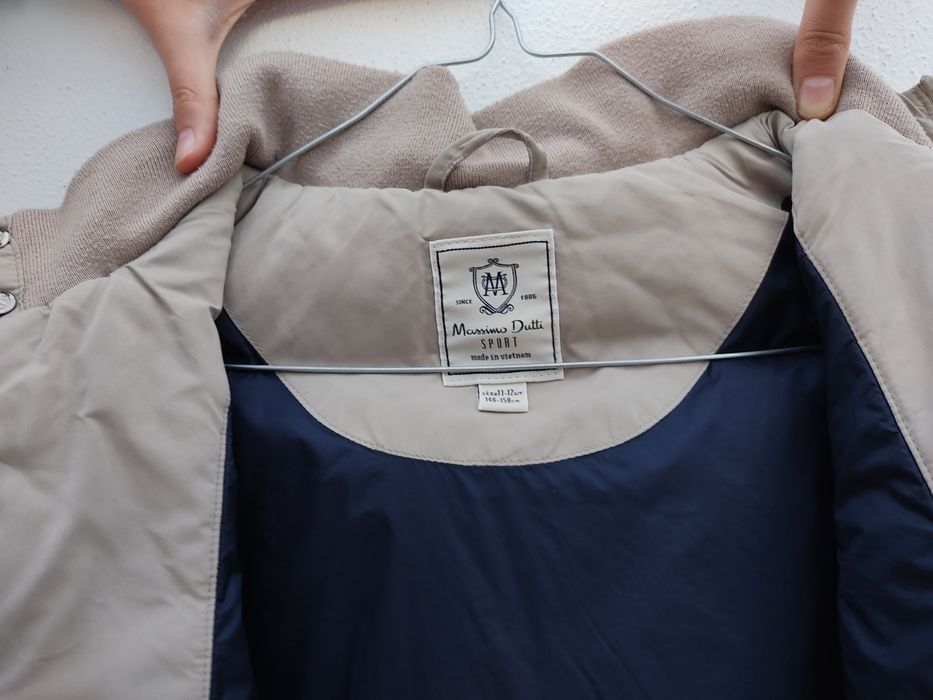 Impermeável /Casaco parka bege, Massimo Dutti- NOVO