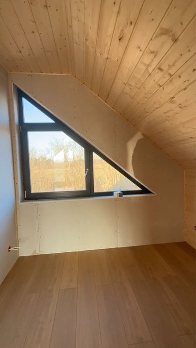 Nowoczesna Stodoła 108m2 / Stan Deweloperski / Drewniany domek