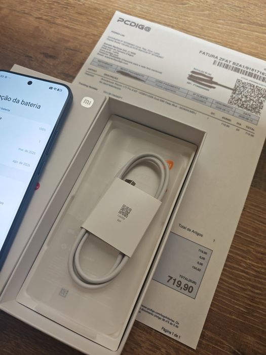 Xiaomi 17T Pro 6.83" 12GB/512GB Dual Sim Azul  Seminovo(1 dia de Uso), Aceito Retomas