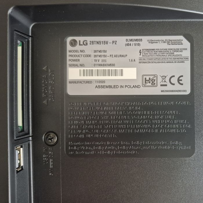 TV LG LED 28” NOVA (em caixa)