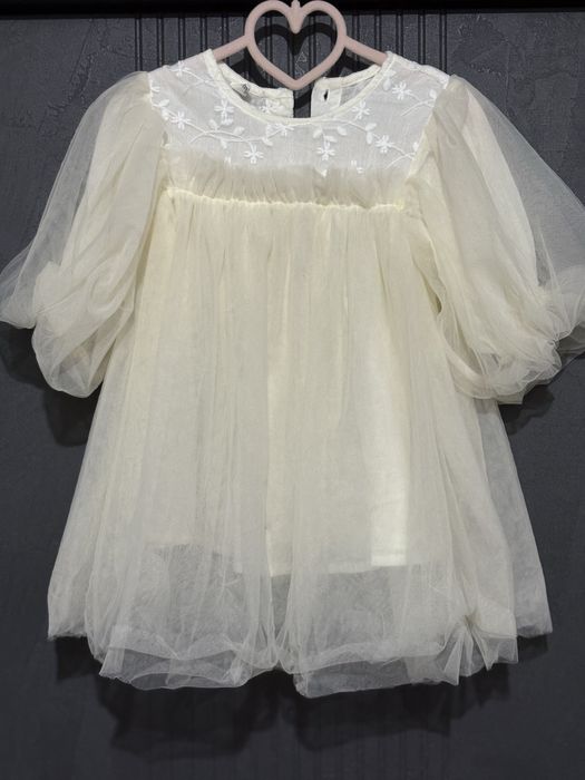 Святкова сукня Хмаринка на 1-2 роки з повʼязкою