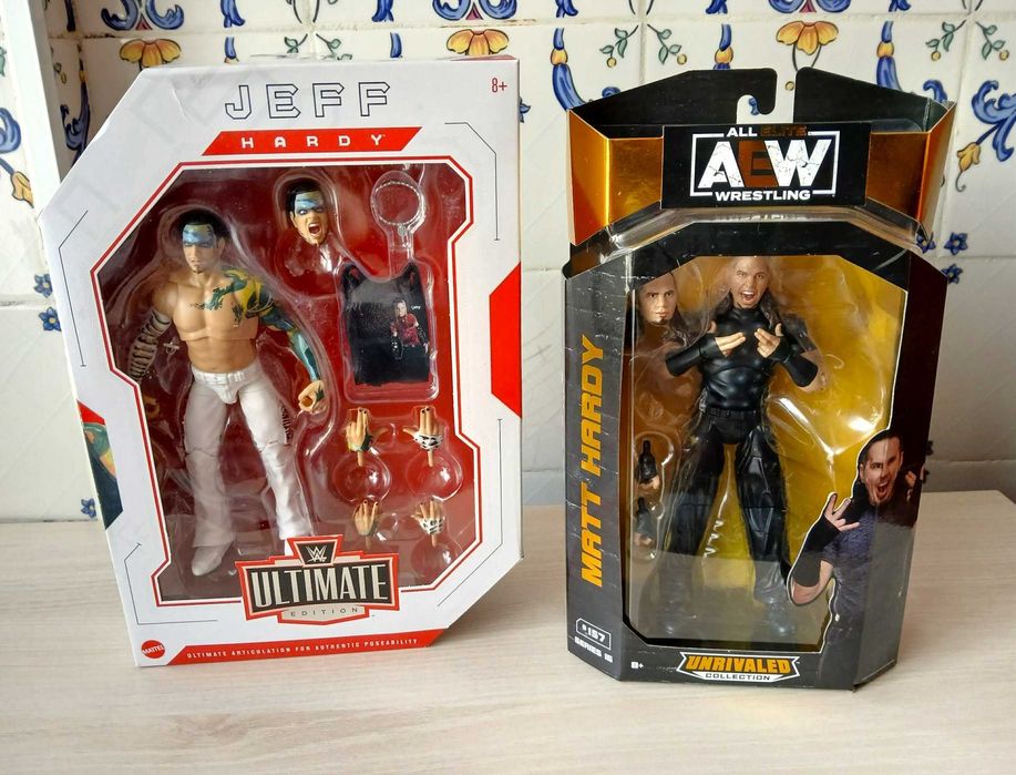 figuras wwe elite mattel ultimate edition em caixa wrestling bonecos