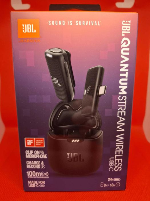 Mikrofon JBL Quantum Wireless USB-C nowy, zaplombowany z dowodem zakup