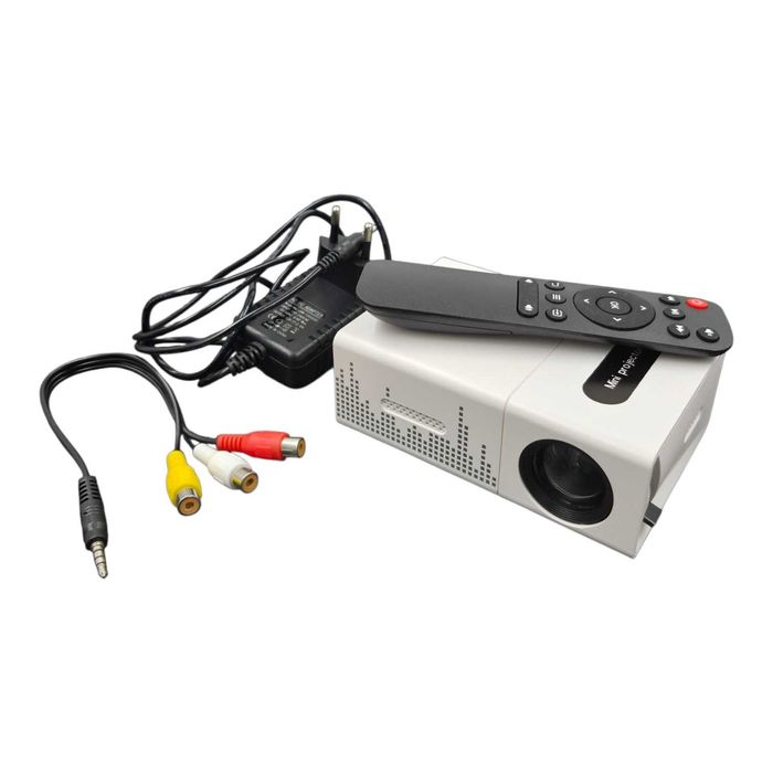 Mini projektor multimedialny LED Q1 – komplet