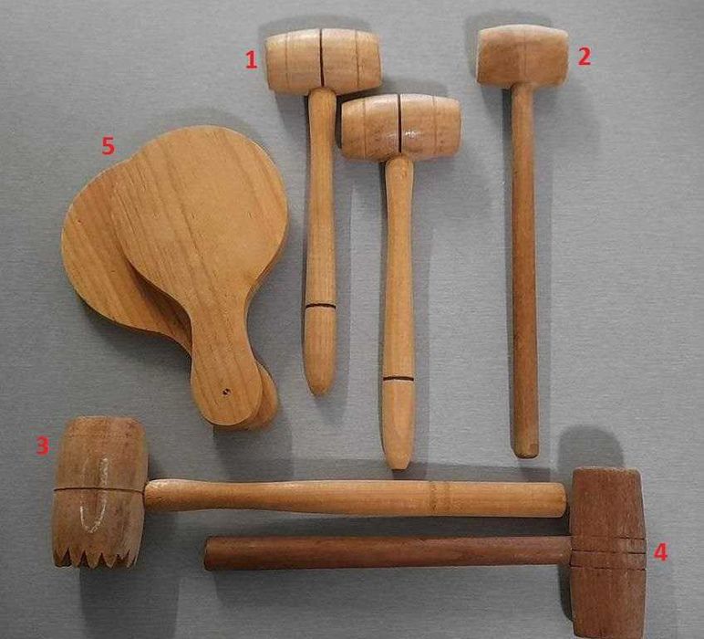 Martelos e Bases para Marisco