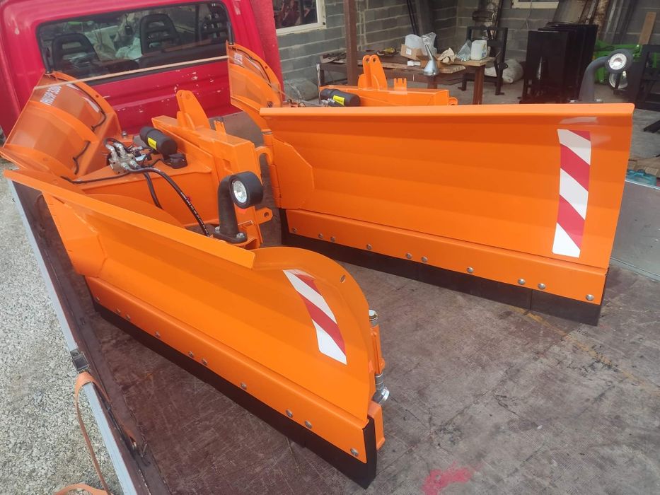 Solidny pług do śniegu hydrauliczny komunalny strzałka 3.2 m GWARANCJA