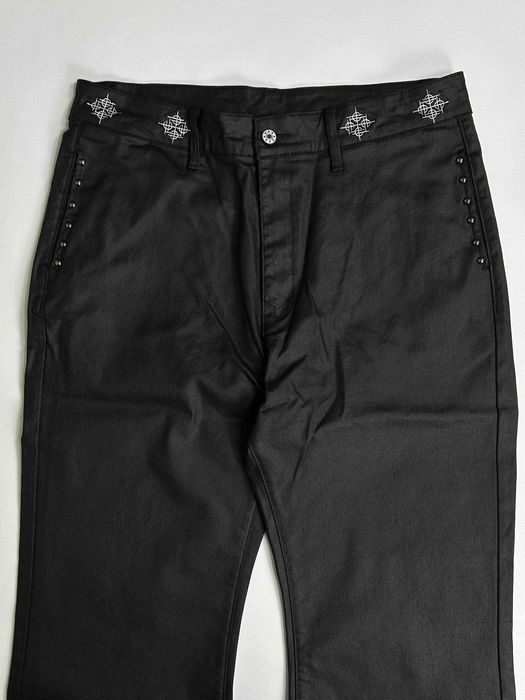 Джинси чорні faded baggy archive черные джинсы distressed waxed штаны