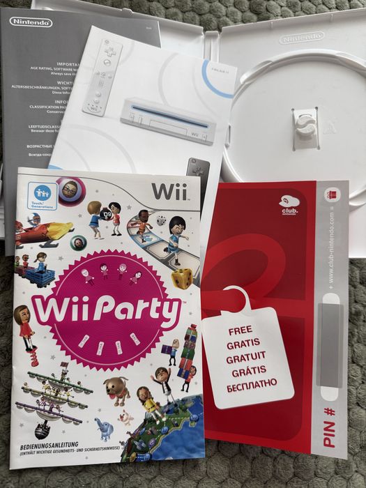 Sam box gra Nintendo Wii Party DE + instrukcje i papierologia unikat retro 2010 OPIS